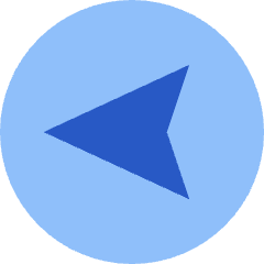 Compass West Icon from Sharp Flat Set