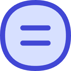 Equal Sign Circle Icon from Flex Duo Set