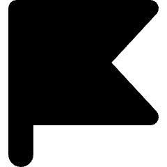 Flag Icon from Micro Solid Set