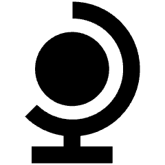 Globe Icon from Sharp Remix Set