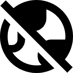 Globe Explore Off Disable Icon from Sharp Remix Set