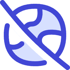Globe Explore Off Disable Icon from Flex Duo Set