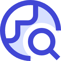 Globe Explore Travel Find Location Icon from Sharp Duo Set