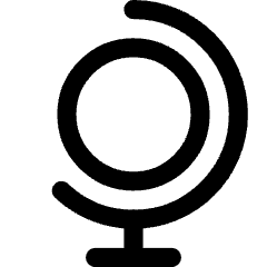 Globe Icon from Core Line Set