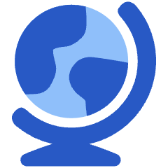 Globe Icon from Plump Flat Set