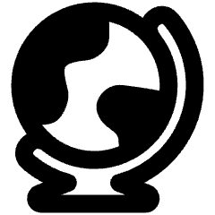 Globe Icon from Plump Remix Set