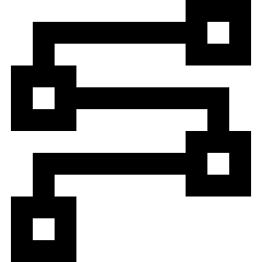 Journey Route Icon from Sharp Line Set