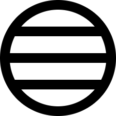 Latitude Icon from Sharp Line Set