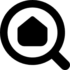 Location Building Search Icon from Core Solid Set