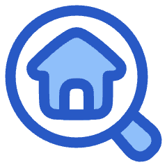 Location Building Search Icon from Plump Duo Set