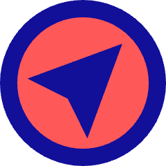 Location Compass 1 Icon from Sharp Pop Set