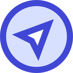 Location Compass 1 Icon from Sharp Duo Set