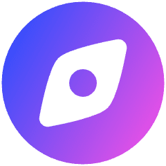 Location Compass 2 Icon from Plump Gradient Set