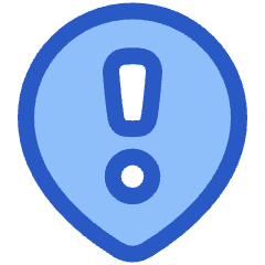 Location Hazard Attention Pin Icon from Plump Duo Set