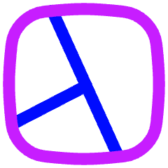 Location Map App Street Icon from Flex Neon Set