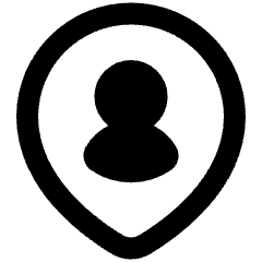 Location Person Pin Icon from Plump Remix Set