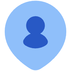 Location Person Pin Icon from Plump Flat Set