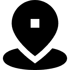 Location Pin 2 Icon from Sharp Solid Set