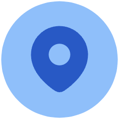 Location Pin Circle Icon from Plump Flat Set