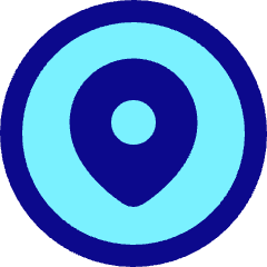 Location Pin Circle Icon from Plump Pop Set