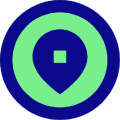 Location Pin Circle Icon from Sharp Pop Set