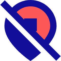 Location Pin Disabled Icon from Sharp Pop Set