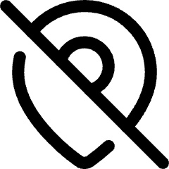 Location Pin Disabled Icon from Core Line Set