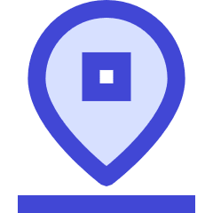 Location Pin Drop Icon from Sharp Duo Set