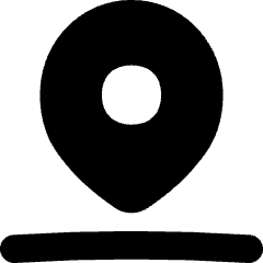 Location Pin Drop Icon from Flex Solid Set