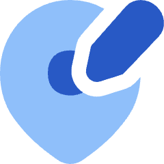 Location Pin Edit Icon from Flex Flat Set
