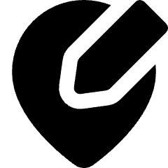 Location Pin Edit Icon from Core Solid Set