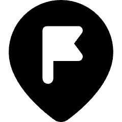 Location Pin Favorite Flag Icon from Core Solid Set