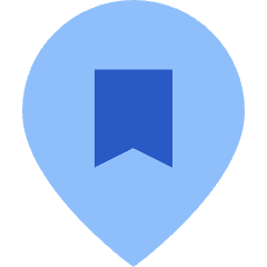 Location Pin Favorite Flag Icon from Sharp Flat Set