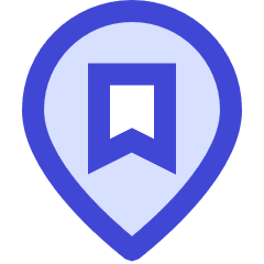 Location Pin Favorite Flag Icon from Sharp Duo Set