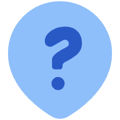 Location Pin Mark Help Icon from Plump Flat Set