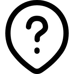 Location Pin Mark Help Icon from Flex Line Set