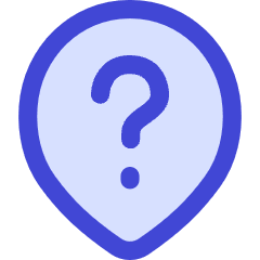 Location Pin Mark Help Icon from Flex Duo Set