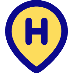 Location Pin Medical Hospital 2 Icon from Core Pop Set