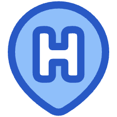 Location Pin Medical Hospital 2 Icon from Plump Duo Set