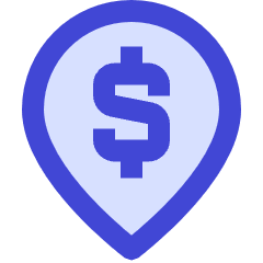 Location Pin Money Atm 1 Icon from Sharp Duo Set