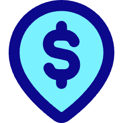 Location Pin Money Atm 1 Icon from Core Pop Set
