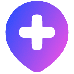 Location Pin Option Add Icon from Plump Gradient Set