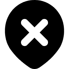 Location Pin Option Remove Icon from Flex Solid Set
