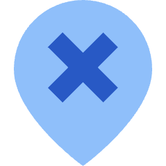 Location Pin Option Remove Icon from Sharp Flat Set