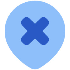 Location Pin Option Remove Icon from Plump Flat Set