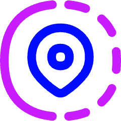 Location Pin Share Live Icon from Flex Neon Set