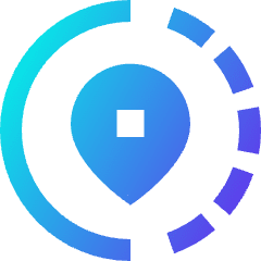 Location Pin Share Live Icon from Sharp Gradient Set