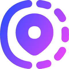 Location Pin Share Live Icon from Flex Gradient Set