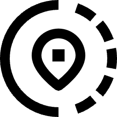 Location Pin Share Live Icon from Sharp Line Set