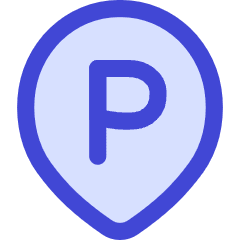 Location Pin Transport Parking Area Icon from Flex Duo Set
